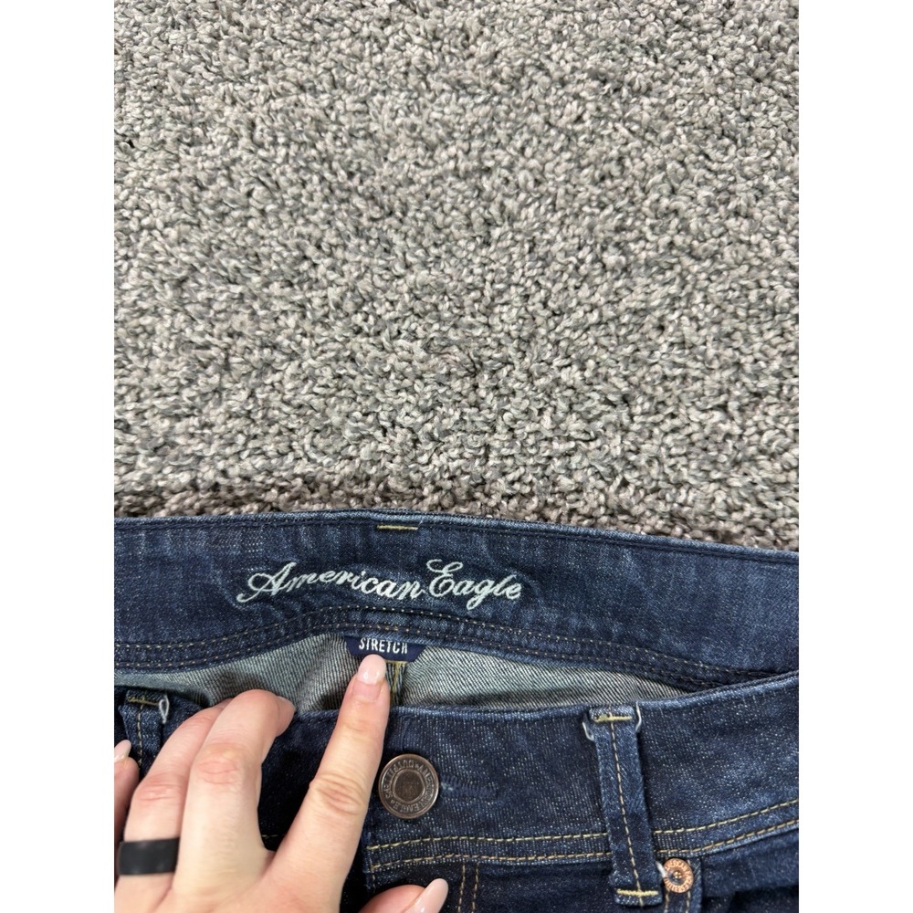 Vintage Y2K American Eagle Original Bootcut Jeans Women's Size 16 Blue - Picture 4 of 11